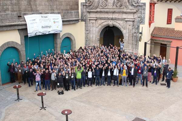 Drupal Developer Days Seville 2017 family picture