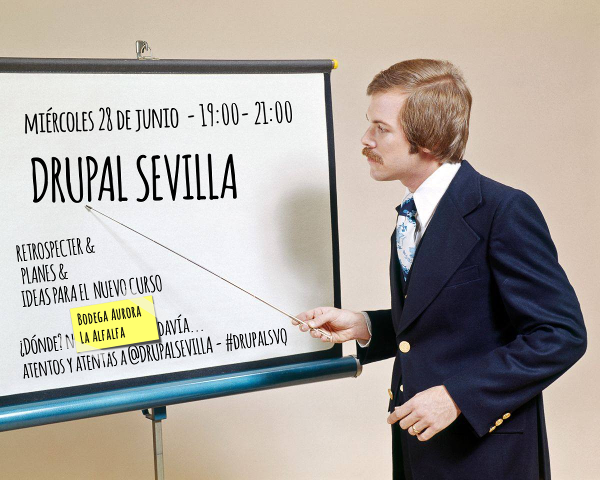 Drupal Sevilla June Poster